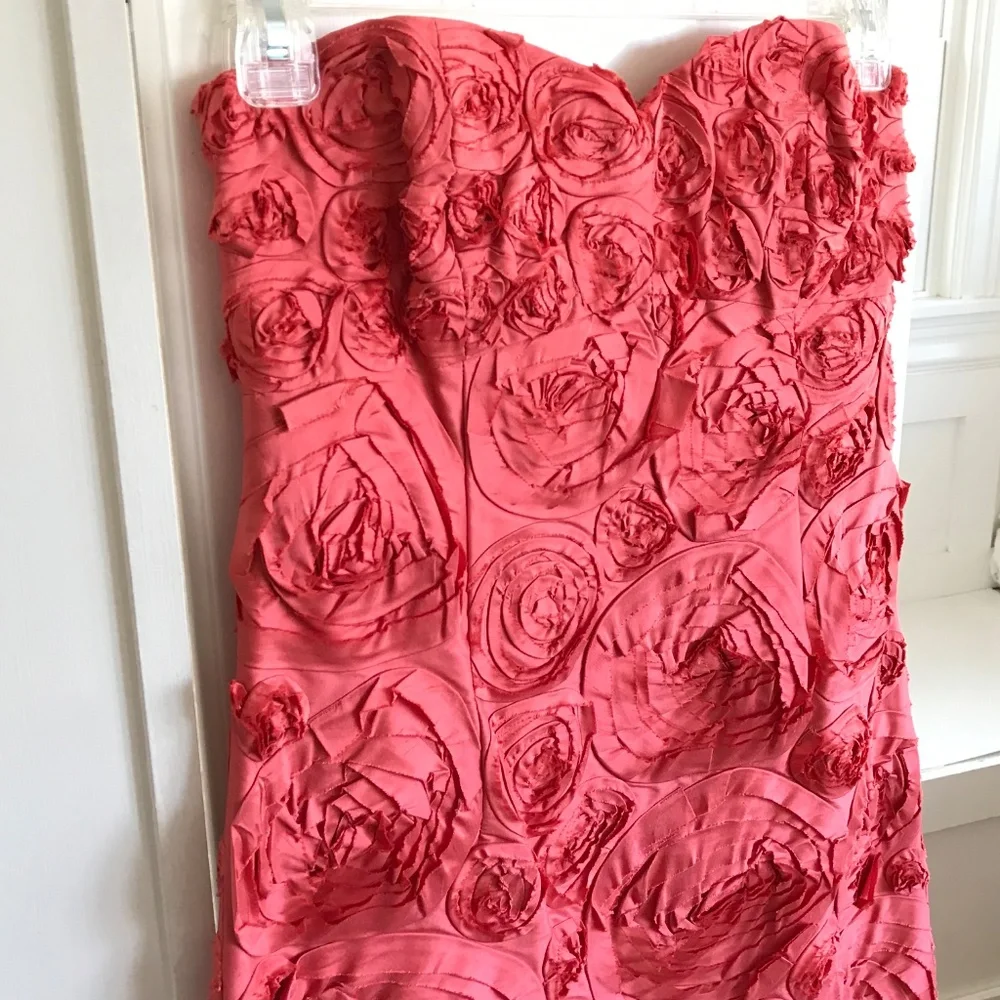 J. CREW Silk Strapless Red Mini Dress Women’s Size 4
